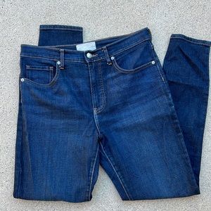 Everlane Jeans High Rise Skinny Authentic Stretch Size 30 Tall